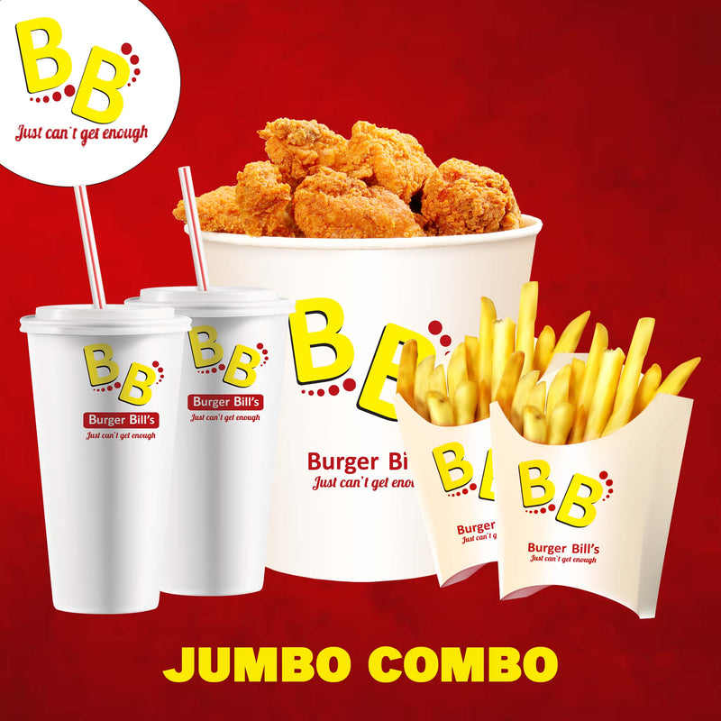 Jumbo Stack Combo "PICKUP FROM BURGER BILLS FUGALEI OR VAITELE" Burger Bills Restaurant Fugalei/Vaitele 