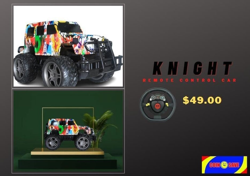 Knight Remote Control Car - "PICKUP AT COIN SAVE VAITELE ONLY"