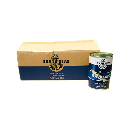 South Seas Mackerel Natural Oil 8x425g "PICKUP FROM AH LIKI WHOLESALE UPOLU ONLY" Canned Foods Ah Liki Wholesale 