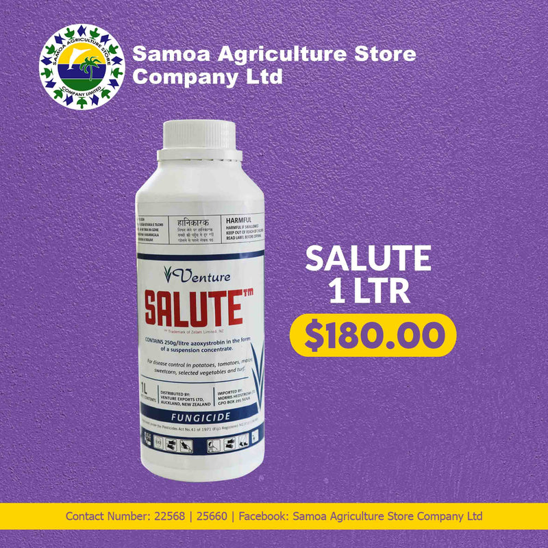 Venture Salute 1Litre "PICK UP AT SAMOA AGRICULTURE STORE CO LTD VAITELE ONLY" Samoa Agriculture Store Company Ltd 