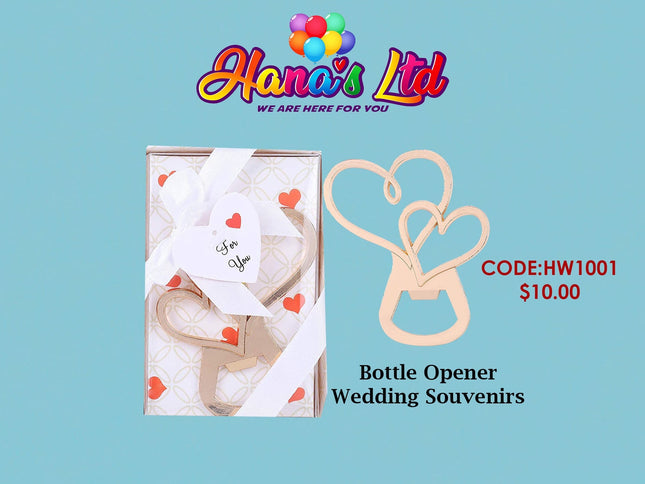 Bottle Opener Wedding Souvenirs (Code: HW1001) "PICK UP AT HANA'S LIMITED TAUFUSI" Hana's Limited 