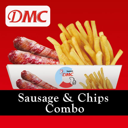 Sausage & Chips with Large Drink "PICKUP FROM DMC VAILOA ONLY" DMC 