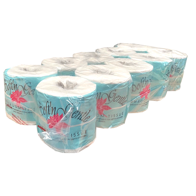 Soft & Gentle Toilet Paper Rolls 10s (450sheets 2ply) "PICKUP FROM AH LIKI WHOLESALE" Personal Hygiene Ah Liki Wholesale 