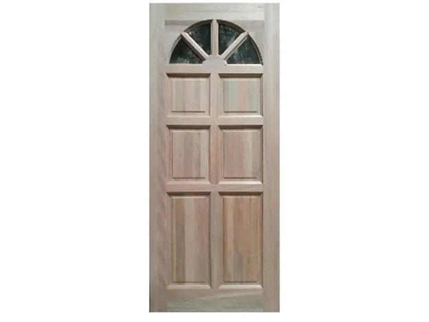 Door Solid Pine Sunburst With Glass 80x34"x40mm PAD11P - Substitute if sold out "PICKUP FROM BLUEBIRD LUMBER & HARDWARE" Building Materials Bluebird Lumber 