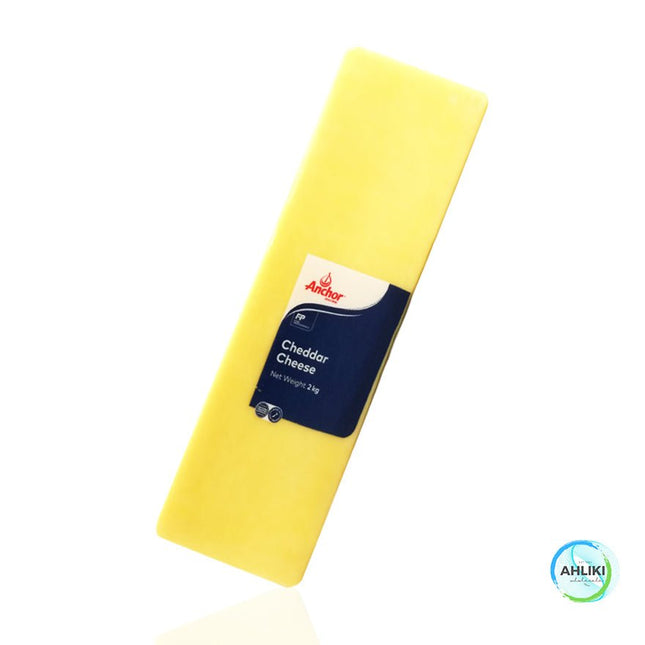 Anchor Block Cheddar Cheese 2kg x 1 Each "PICKUP FROM AH LIKI WHOLESALE" - Samoamarket.com