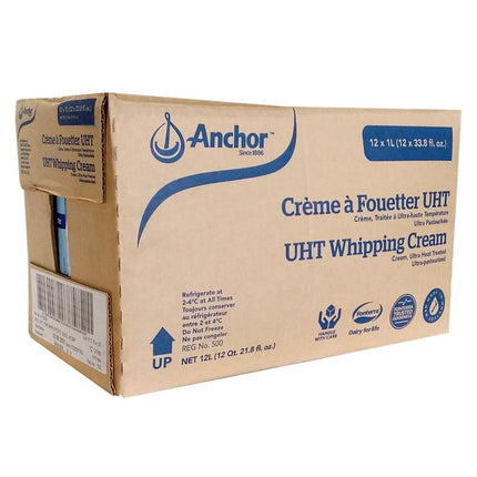 Anchor Whipping Cream 1ltr Case Of 12 "PICKUP FROM AH LIKI WHOLESALE" - Samoamarket.com