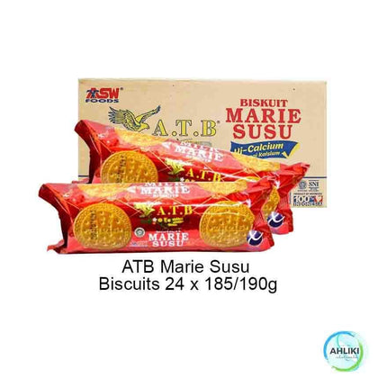 ATB Marie Susu Biscuits 24x185g "PICKUP FROM AH LIKI WHOLESALE" - Samoamarket.com