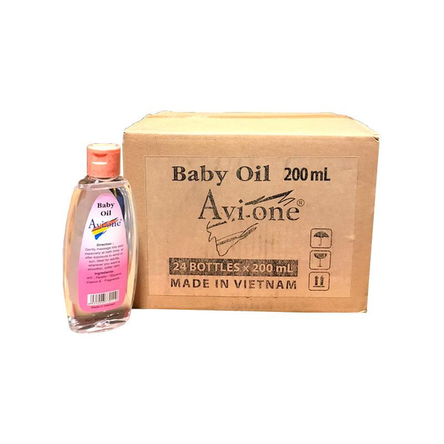 AVI One Baby Oil 12x200mls [NOT AVAIL AT TAUFUSI & VAITELE] "PICKUP FROM AH LIKI WHOLESALE" - Samoamarket.com