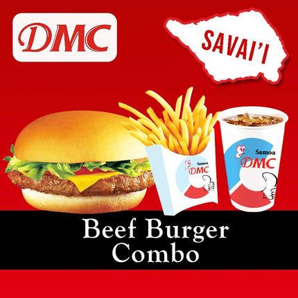 Beef Burger Combo "PICKUP FROM DMC SAVAII ONLY" - Samoamarket.com