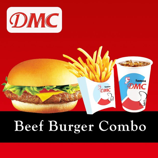 Beef Burger Combo "PICKUP FROM VAILOA, MOTOOTUA OR FUGALEI" - Samoamarket.com