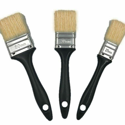 BRUSH PAINT 3PC SET 25/38/50MM NUMBER 8 - Substitute if sold out "PICKUP FROM BLUEBIRD LUMBER & HARDWARE" Bluebird Lumber 