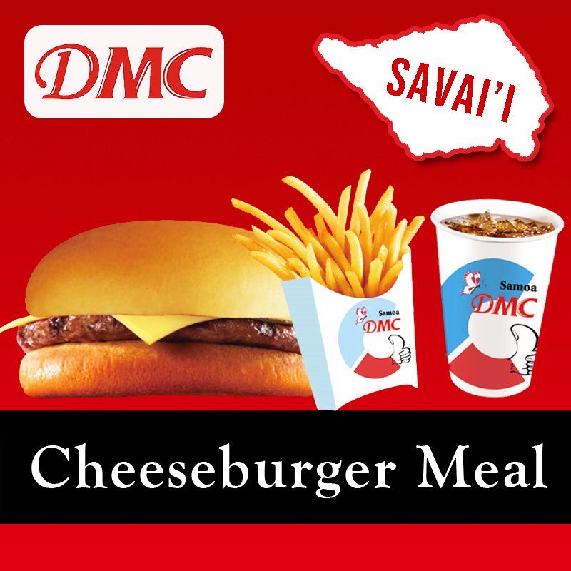Cheese Burger Combo "PICKUP FROM DMC SAVAII ONLY" DMC SAVAII 