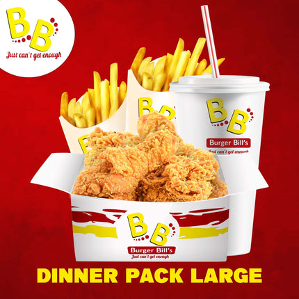 Dinner Pack Large "PICKUP FROM BURGER BILLS VAITELE ONLY" - Samoamarket.com