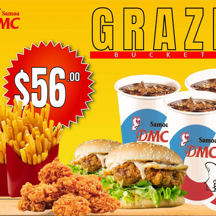 DMC Graze Bucket "PICKUP FROM DMC UPOLU VAILOA, MOTOOTUA OR FUGALEI" - Samoamarket.com