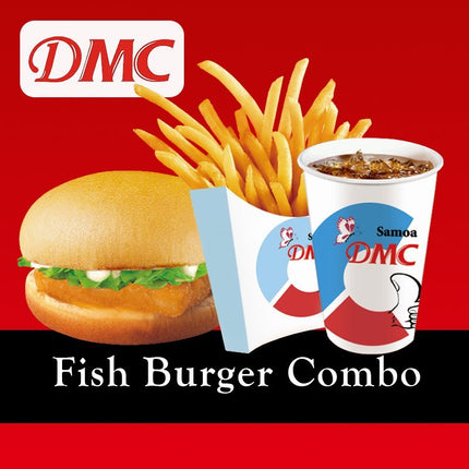 Fish Burger Combo "PICKUP FROM DMC UPOLU VAILOA, MOTOOTUA OR FUGALEI" - Samoamarket.com