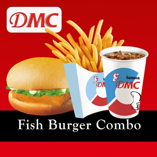 Fish Burger Combo "PICKUP FROM DMC UPOLU VAILOA, MOTOOTUA OR FUGALEI" - Samoamarket.com