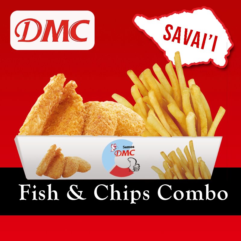 Fish & Chips with Large Drink "PICKUP FROM DMC SAVAII ONLY" DMC SAVAII 