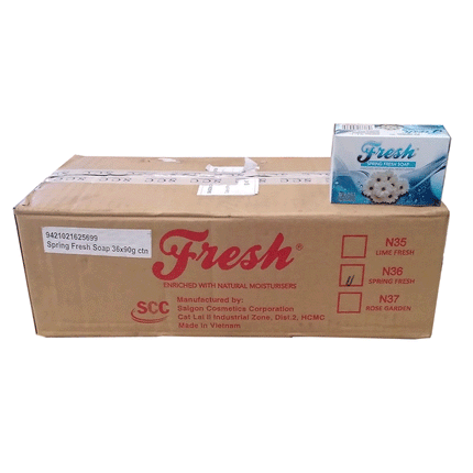 Spring Fresh Soap 36PACKx90g "PICKUP FROM AH LIKI WHOLESALE" Personal Hygiene Ah Liki Wholesale 