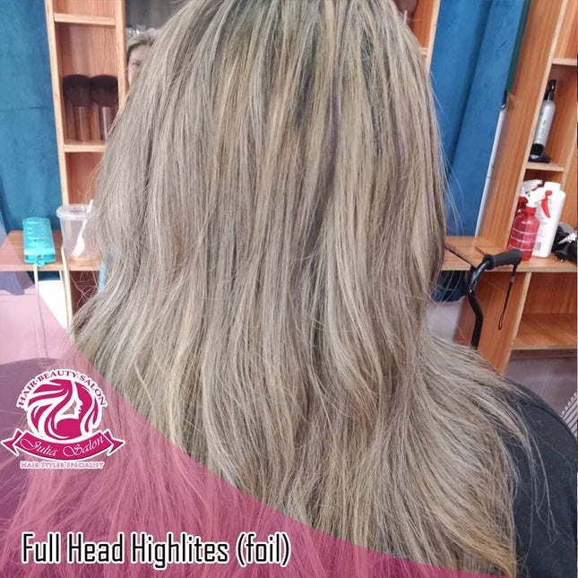 Full Head Highlites (foil) "ORDERS PROCESS AT JULIA'S SALON VAITELE SHOP #22" - Samoamarket.com