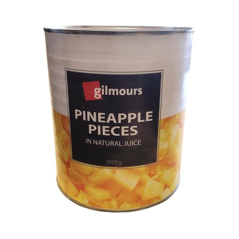 Gilmours Pineapple Pieces A10 3050g "PICKUP FROM AH LIKI WHOLESALE" Ah Liki Wholesale 