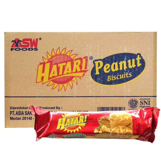 Hatari Peanut Jam Roll 60 - 65g Case Of 24 [NOT AVAIL AT TAUFUSI BRANCH] "PICKUP FROM AH LIKI WHOLESALE" - Samoamarket.com