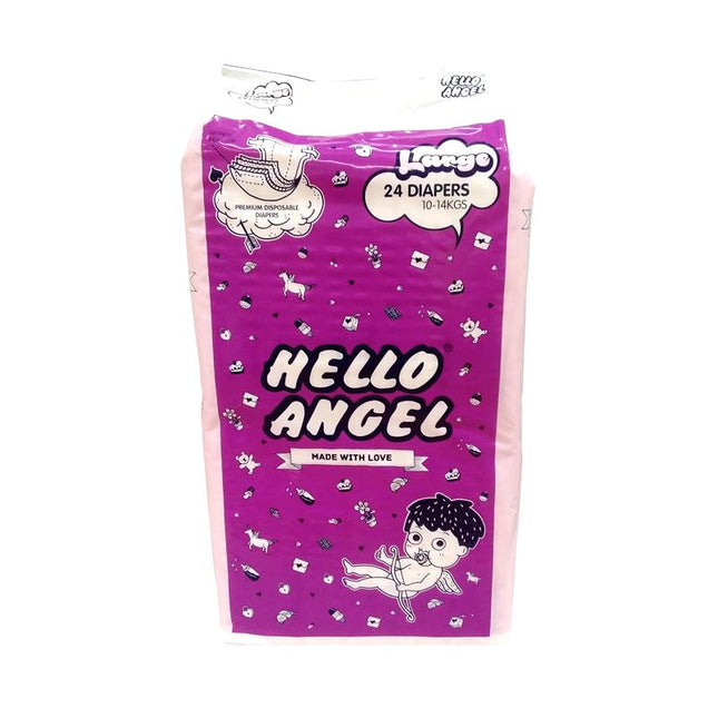 Hello Angel Diapers Nappies Large 24s 3PACK [NOT AVAIL AT SALELOLOGA BRANCH] "PICKUP FROM AH LIKI WHOLESALE" - Samoamarket.com