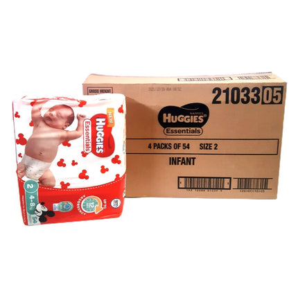 Huggies Nappy Essential Infant Size2 54 By 4 (21033) [NOT AVAIL AT SALELOLOGA BRANCH] "PICKUP FROM AH LIKI WHOLESALE" - Samoamarket.com