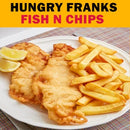 4 PCS Fish n Chips Combo "PICKUP FROM HUNGRY FRANKS, UPOLU ONLY" Hungry Franks 