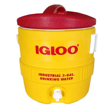 IGLOO Cooler Yellow Industrial Water Jug 3gal "PICKUP FROM BLUEBIRD LUMBER & HARDWARE" - Samoamarket.com