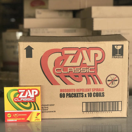 ZAP Mosquito Coil Classic 60 x 5 dbl coil "PICKUP FROM AH LIKI WHOLESALE" Ah Liki Wholesale 