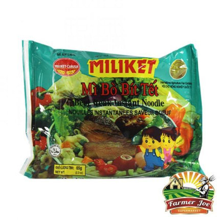Miliket Beef Noodles 65g Loose "PICKUP FROM FARMER JOE SUPERMARKET UPOLU ONLY" - Samoamarket.com