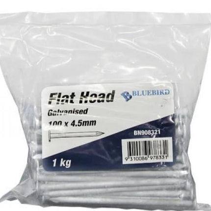 Nail Flathead 25mmx1kg (1") - Substitute if sold out "PICKUP FROM BLUEBIRD LUMBER & HARDWARE" - Samoamarket.com