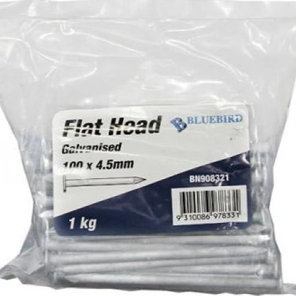 Nail Flathead 75mmx1kg (3") - Substitute if sold out "PICKUP FROM BLUEBIRD LUMBER & HARDWARE" - Samoamarket.com
