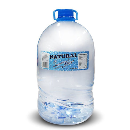 Natural Samoa Water 6 Litre Bottle [NOT AVIL AT HQ] "PICKUP FROM AH LIKI WHOLESALE" - Samoamarket.com