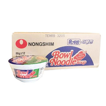 Nongshim Bowl Noodles 12x86g Assorted "PICKUP FROM AH LIKI WHOLESALE" Ah Liki Wholesale 