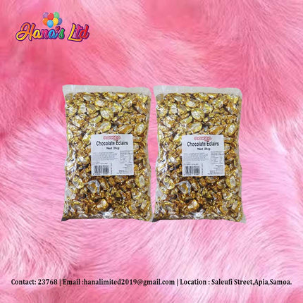 NZ Chocolate Eclair Candies 2Kg (Code: 6100) "PICK UP AT HANA'S LIMITED TAUFUSI" - Samoamarket.com