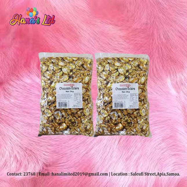 NZ Chocolate Eclair Candies 2Kg (Code: 6100) "PICK UP AT HANA'S LIMITED TAUFUSI" - Samoamarket.com