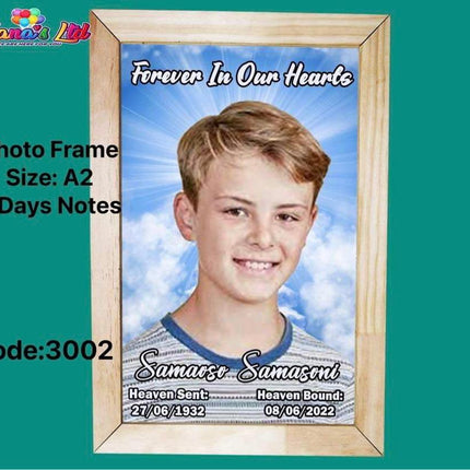 Photo Frame Size A2 5 Days Notes "PICK UP AT HANA'S LIMITED TAUFUSI" - Samoamarket.com