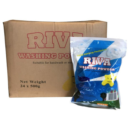 Riva Detergent Washing Powder 500g 24PACK "PICKUP FROM AH LIKI WHOLESALE" - Samoamarket.com