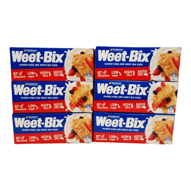 Sanitarium Weet Bix 6Pack By 375g (01039) "PICKUP FROM AH LIKI WHOLESALE" - Samoamarket.com