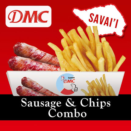 Sausage & Chips with Large Drink "PICKUP FROM DMC SAVAII ONLY" DMC SAVAII 