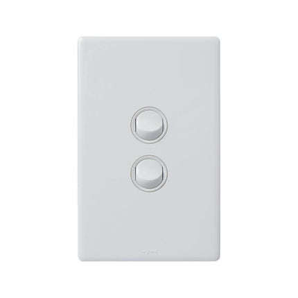 Switch Flush 16a DOUBLE Vertical Force - Substitute if sold out "PICKUP FROM BLUEBIRD LUMBER & HARDWARE" - Samoamarket.com