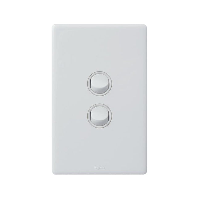 Switch Flush 16a DOUBLE Vertical Force - Substitute if sold out "PICKUP FROM BLUEBIRD LUMBER & HARDWARE" - Samoamarket.com