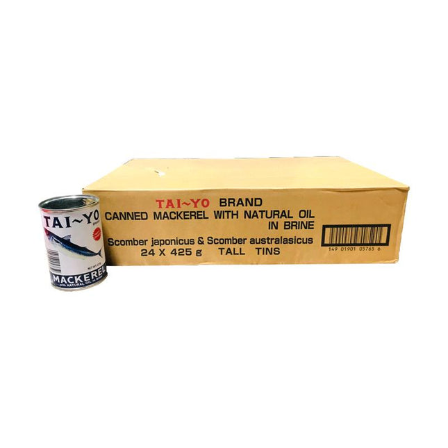 TAI - YO Premium Mackerel Natural Oil 425g x 24 "PICKUP FROM AH LIKI WHOLESALE" - Samoamarket.com