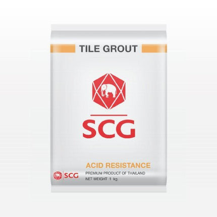 Tile Grout White 1Kg SCG - Substitute if sold out "PICKUP FROM BLUEBIRD LUMBER & HARDWARE" - Samoamarket.com